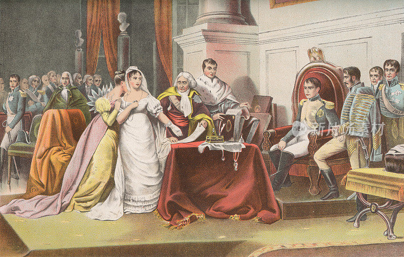 《约瑟芬皇后的离婚》，亨利・肖平著Frédéric - 19世纪
